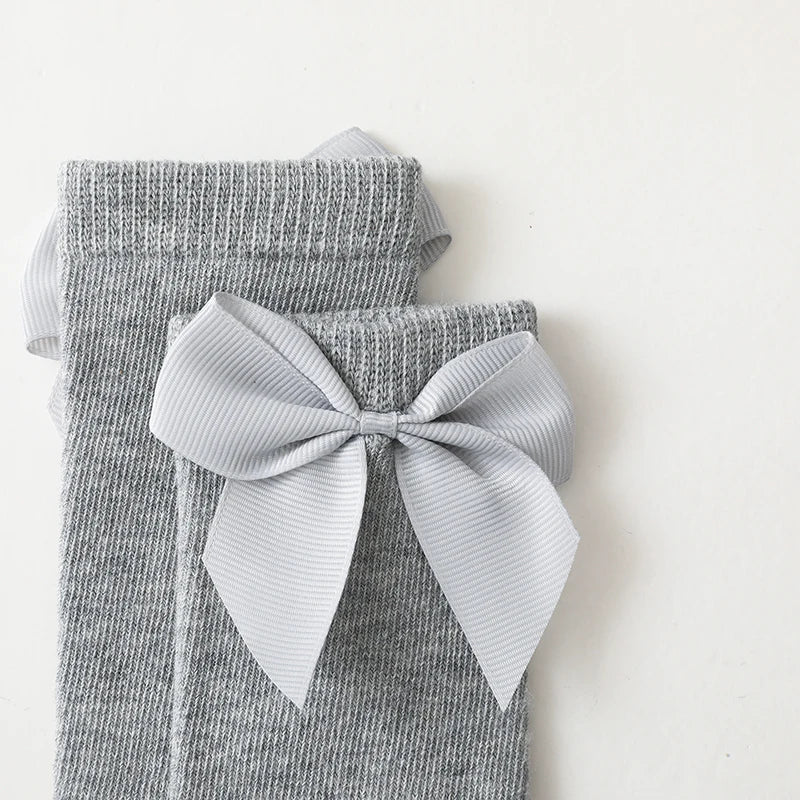 Cute Princess Knee Socks – Soft & Cozy Bow Socks for Baby & Toddler Girls