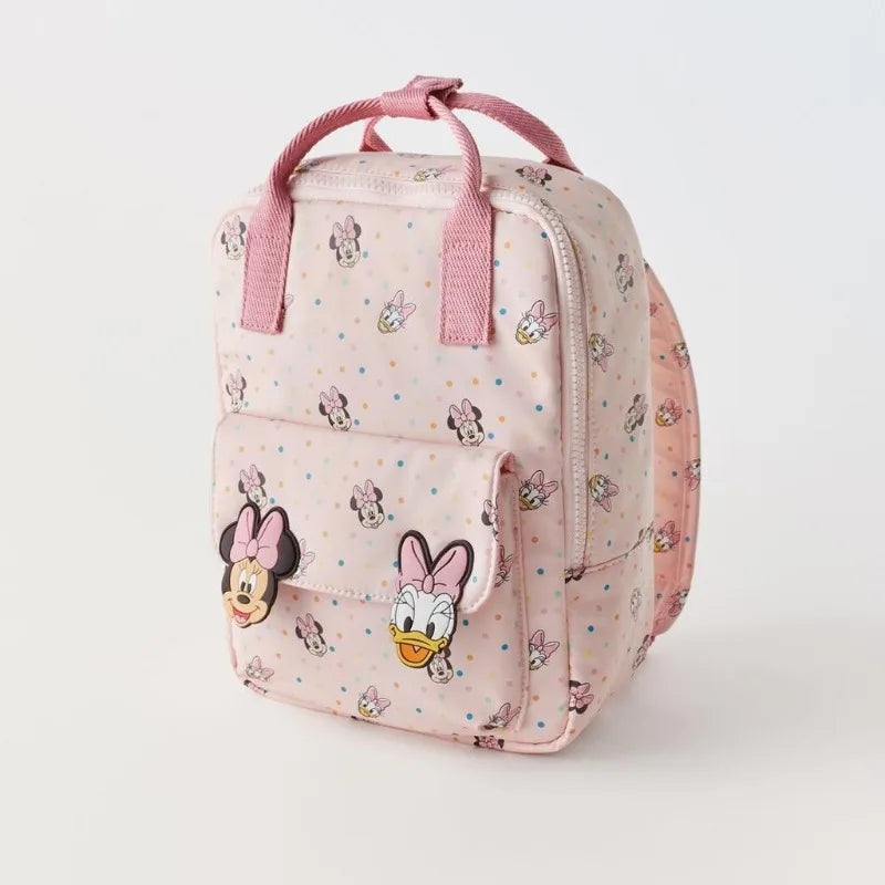 Multifunctional Disney Backpack – Cute Minnie & Donald Design for Kindergarten & School