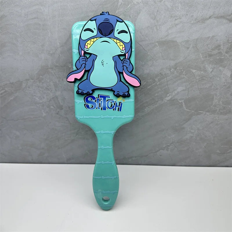 MINISO Disney Stitch Massage Comb – Gentle Air Cushion Hairbrush for Kids & Students