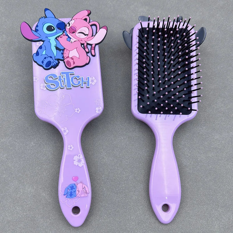 MINISO Disney Stitch Massage Comb – Gentle Air Cushion Hairbrush for Kids & Students