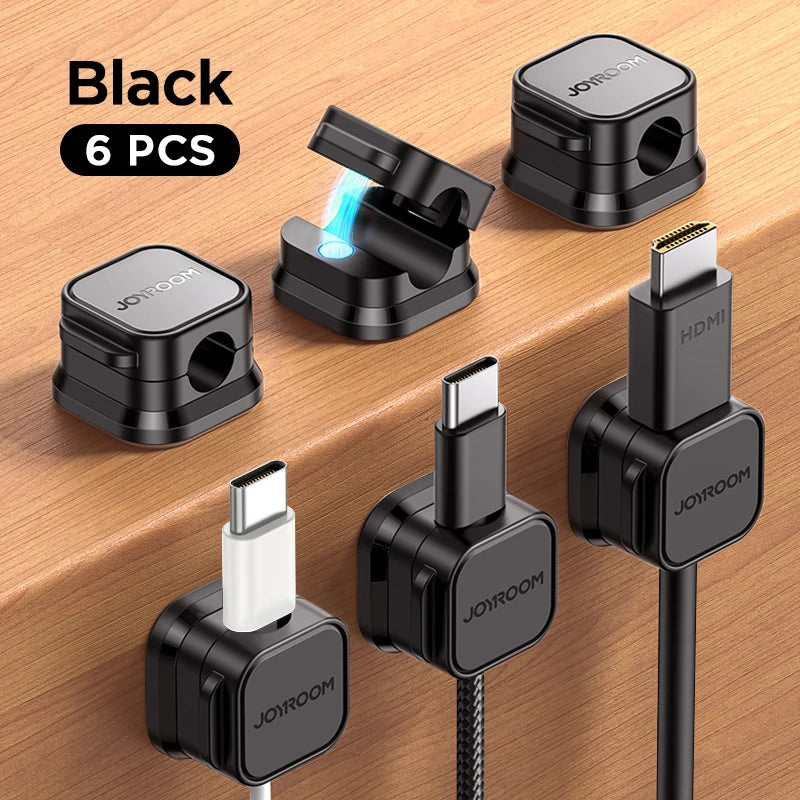 Magnetic Cable Clips – Joyroom Adjustable Cord Holder & Wire Organizer