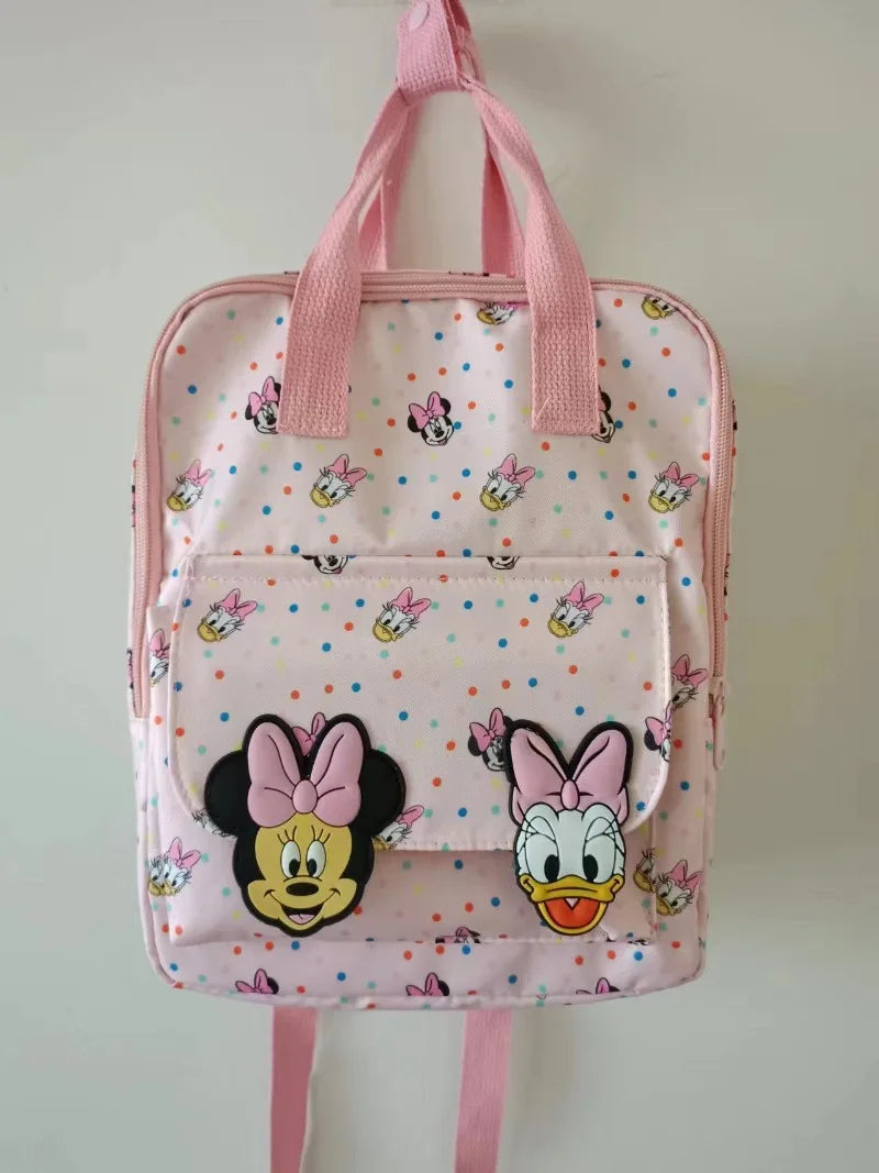 Multifunctional Disney Backpack – Cute Minnie & Donald Design for Kindergarten & School