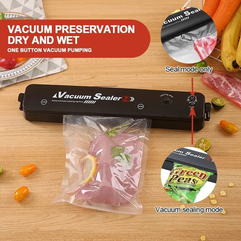 Portable Food Vacuum Sealer – Keep Food Fresh Longer with Air-Tight Packaging