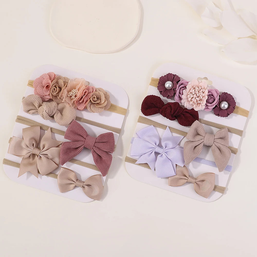 Knit Bowknot Baby Headbands – Cute & Comfortable Hair Accessories for Girls