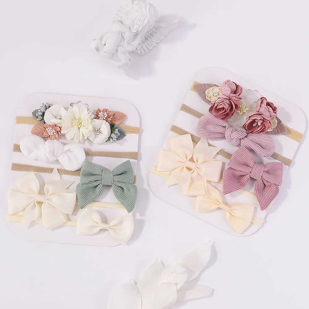 Knit Bowknot Baby Headbands – Cute & Comfortable Hair Accessories for Girls