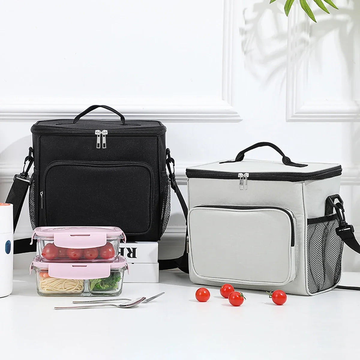 Thermal Lunch Box – Portable Cooler Bag with Adjustable Strap for Work & School