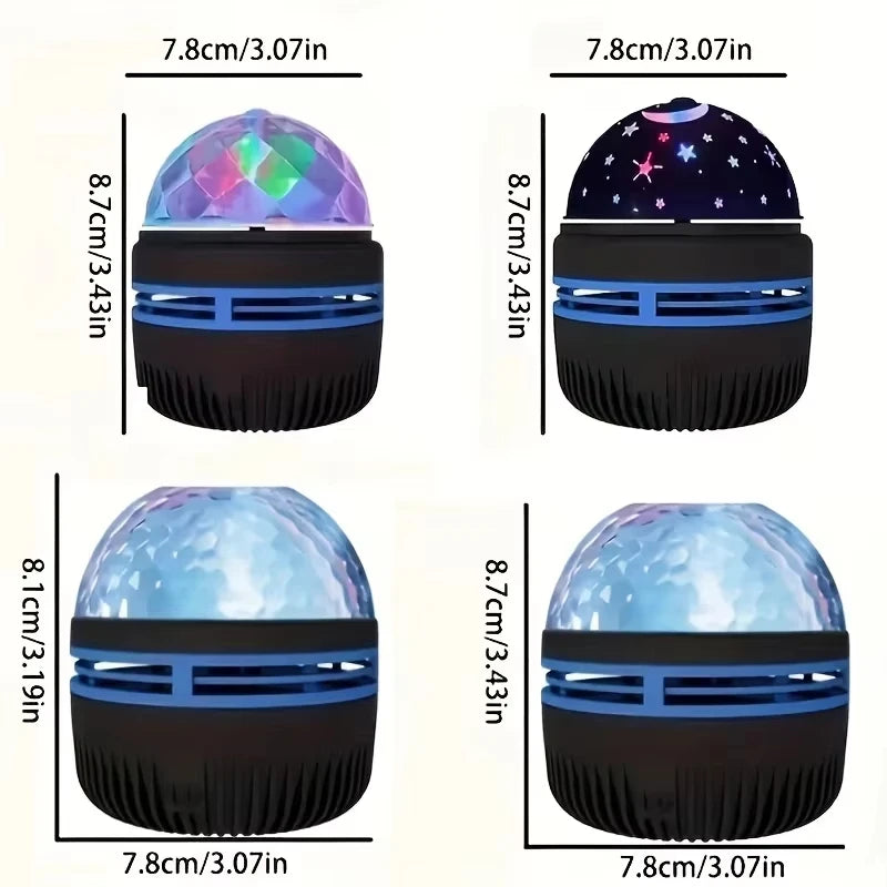 Water Wave & Starry Sky Projector – Dreamy Room Decor & Sleep Aid Night Light