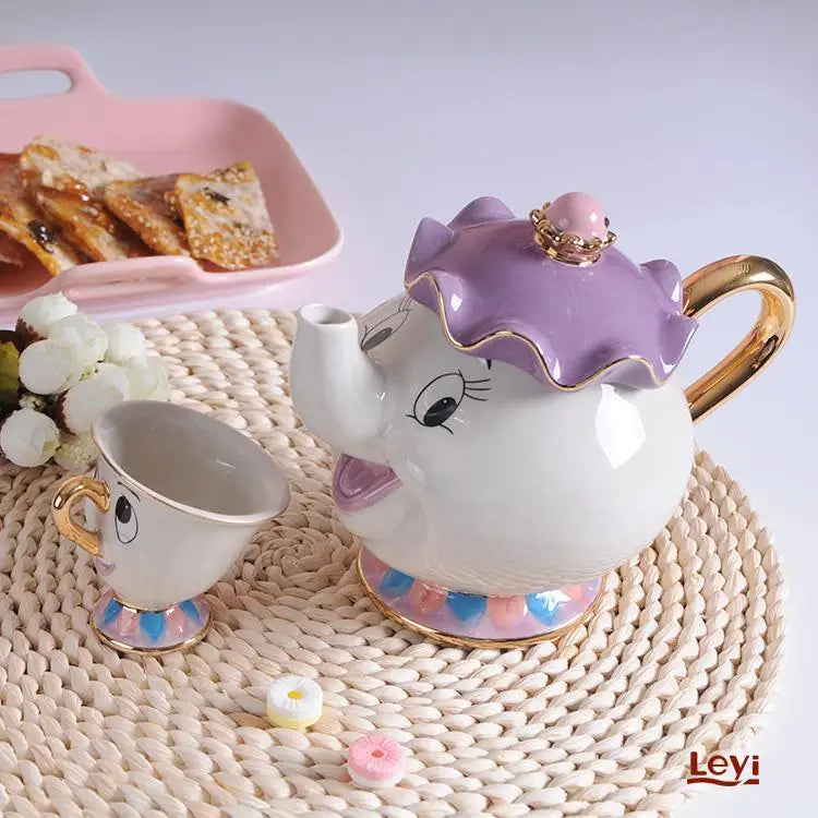 Disney Beauty and the Beast Teapot & Mug Set – Mrs. Potts & Chip Cup