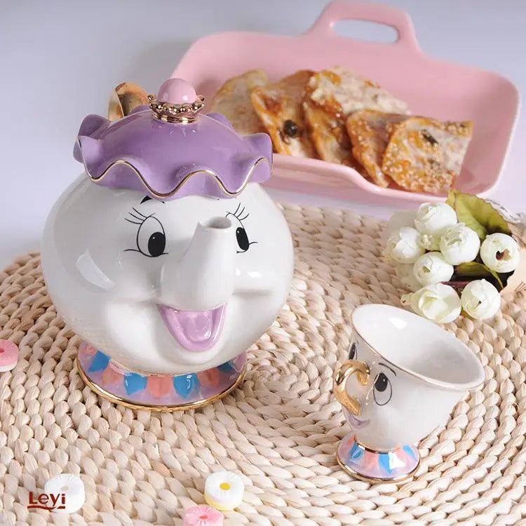 Disney Beauty and the Beast Teapot & Mug Set – Mrs. Potts & Chip Cup