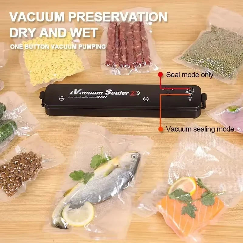 Portable Food Vacuum Sealer – Keep Food Fresh Longer with Air-Tight Packaging