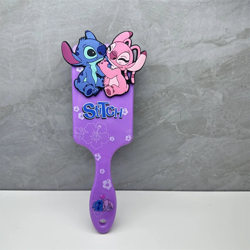 MINISO Disney Stitch Massage Comb – Gentle Air Cushion Hairbrush for Kids & Students