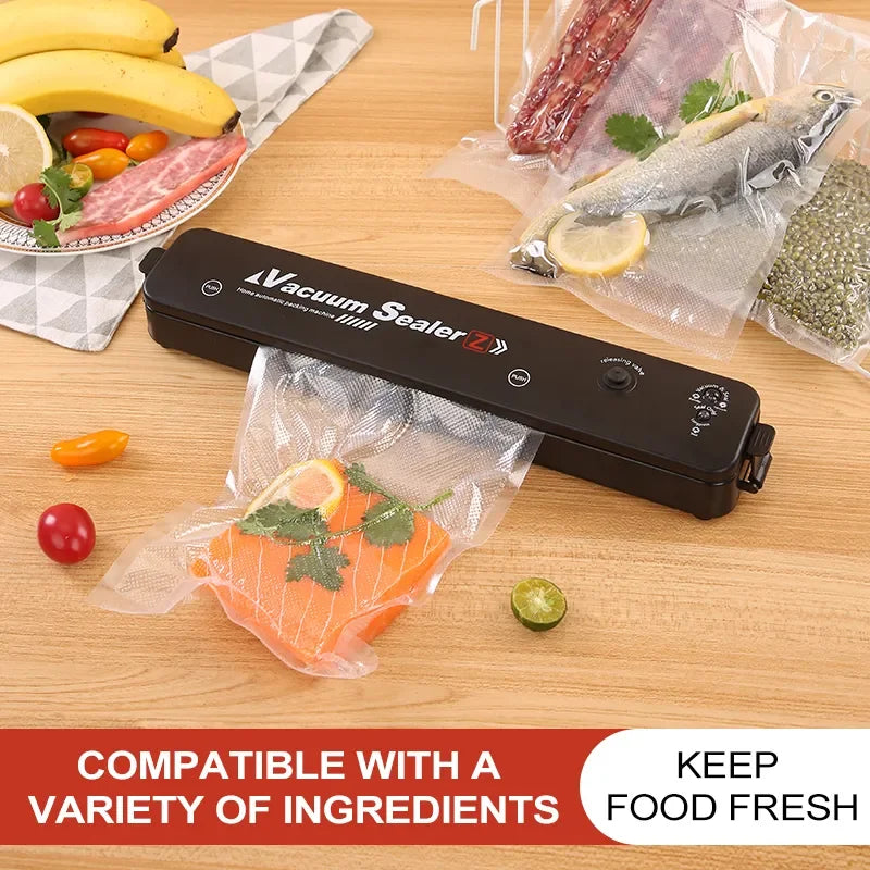 Portable Food Vacuum Sealer – Keep Food Fresh Longer with Air-Tight Packaging