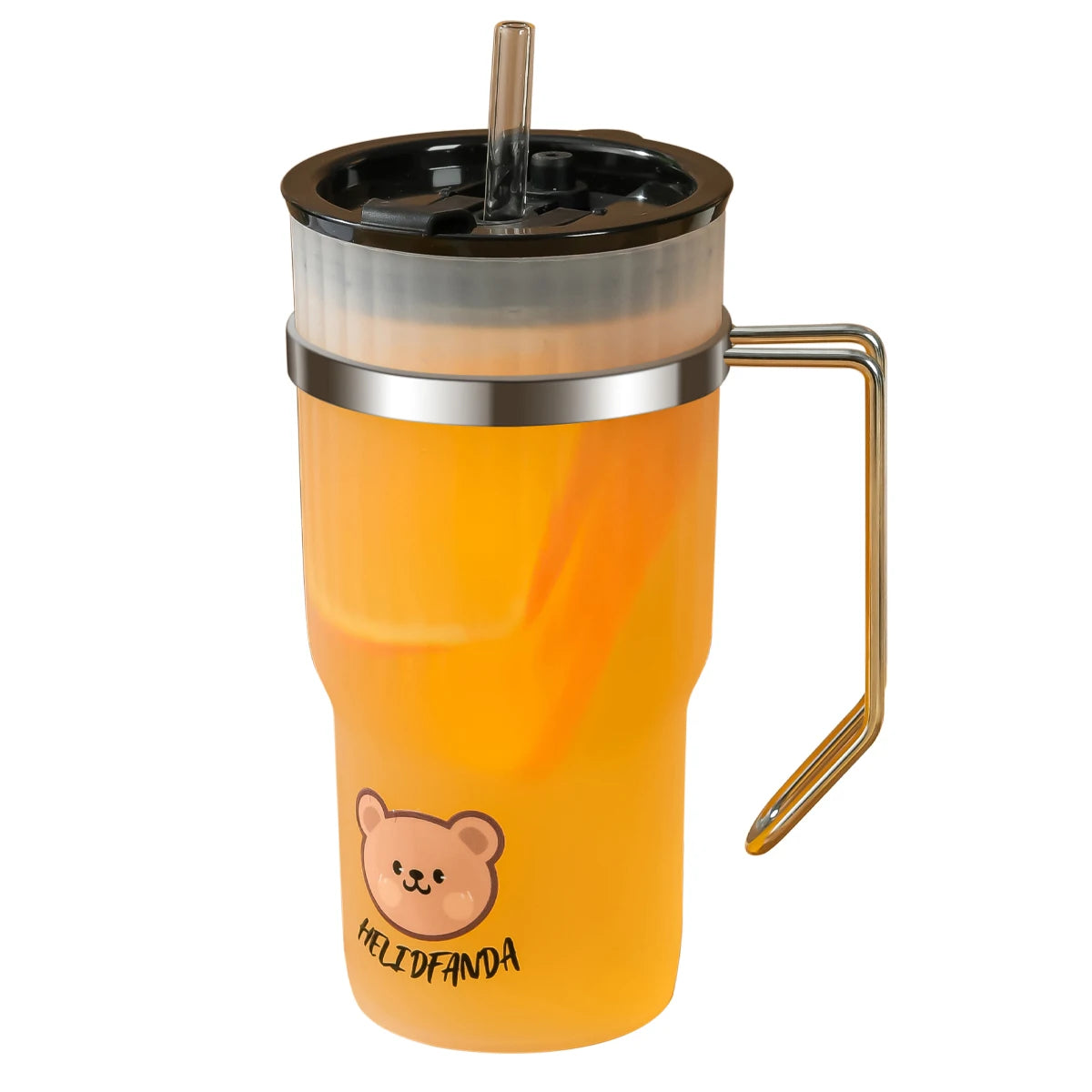 Cute Bear Water Bottle – Large Capacity, Leak-Proof & Travel-Friendly