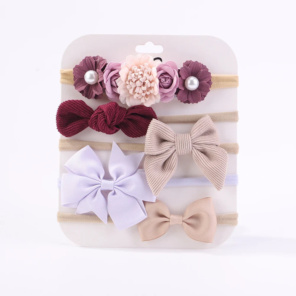 Knit Bowknot Baby Headbands – Cute & Comfortable Hair Accessories for Girls