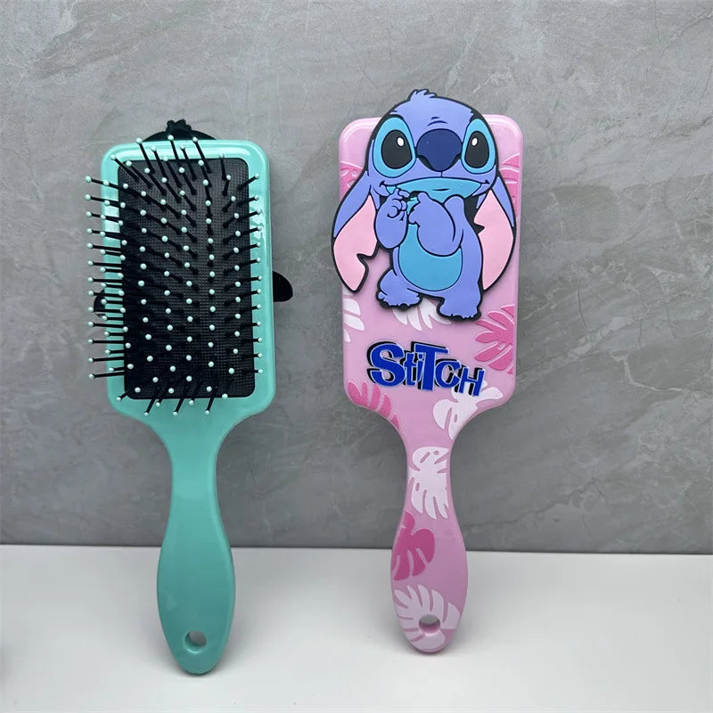 MINISO Disney Stitch Massage Comb – Gentle Air Cushion Hairbrush for Kids & Students