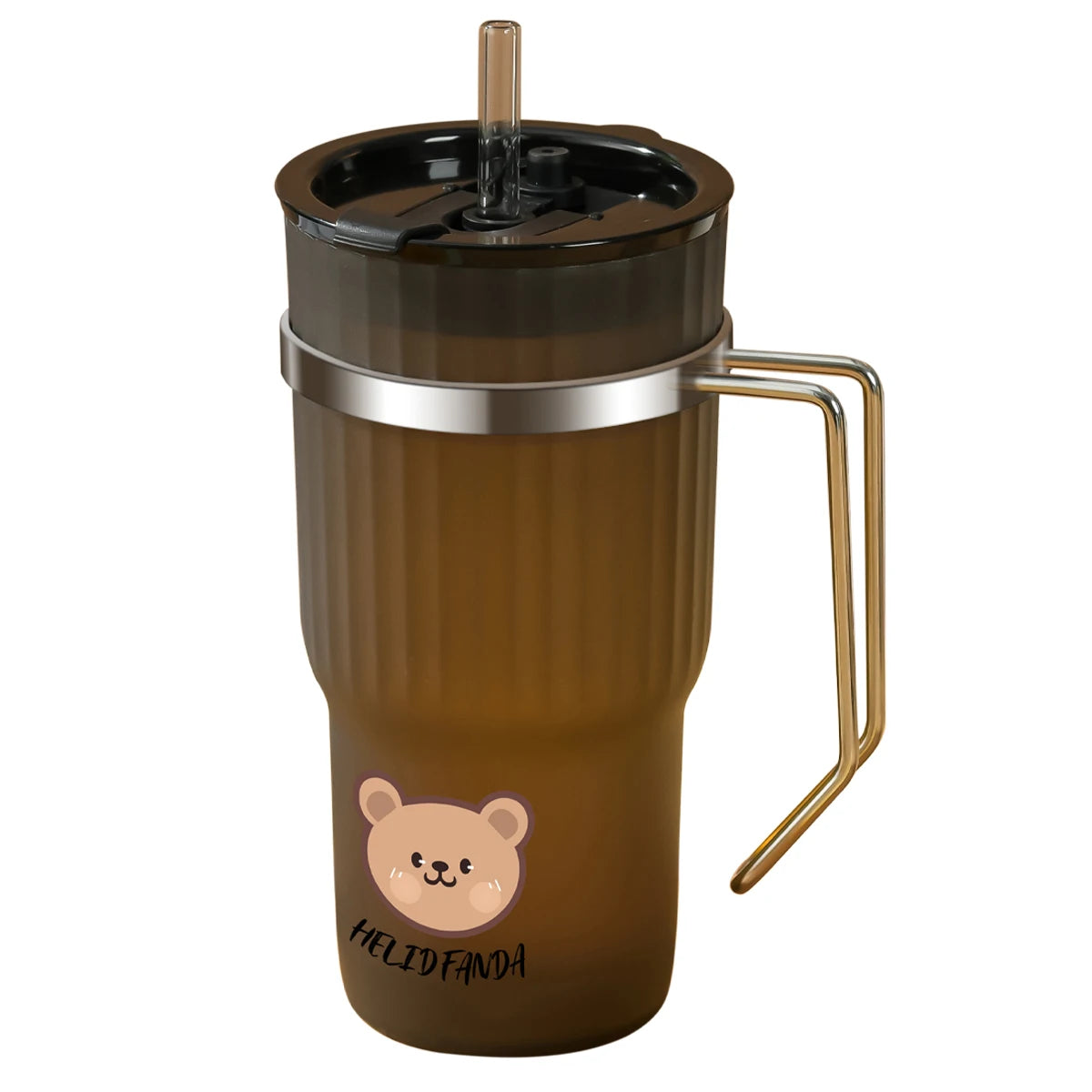 Cute Bear Water Bottle – Large Capacity, Leak-Proof & Travel-Friendly