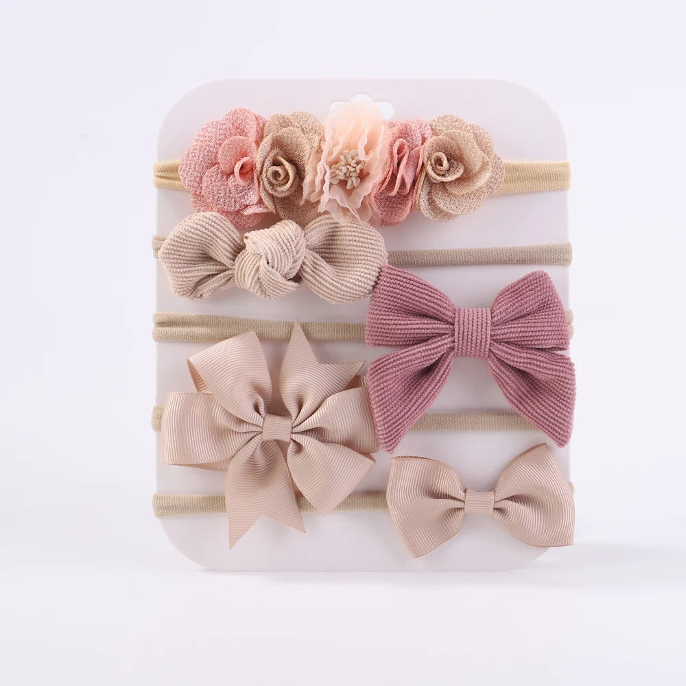 Knit Bowknot Baby Headbands – Cute & Comfortable Hair Accessories for Girls