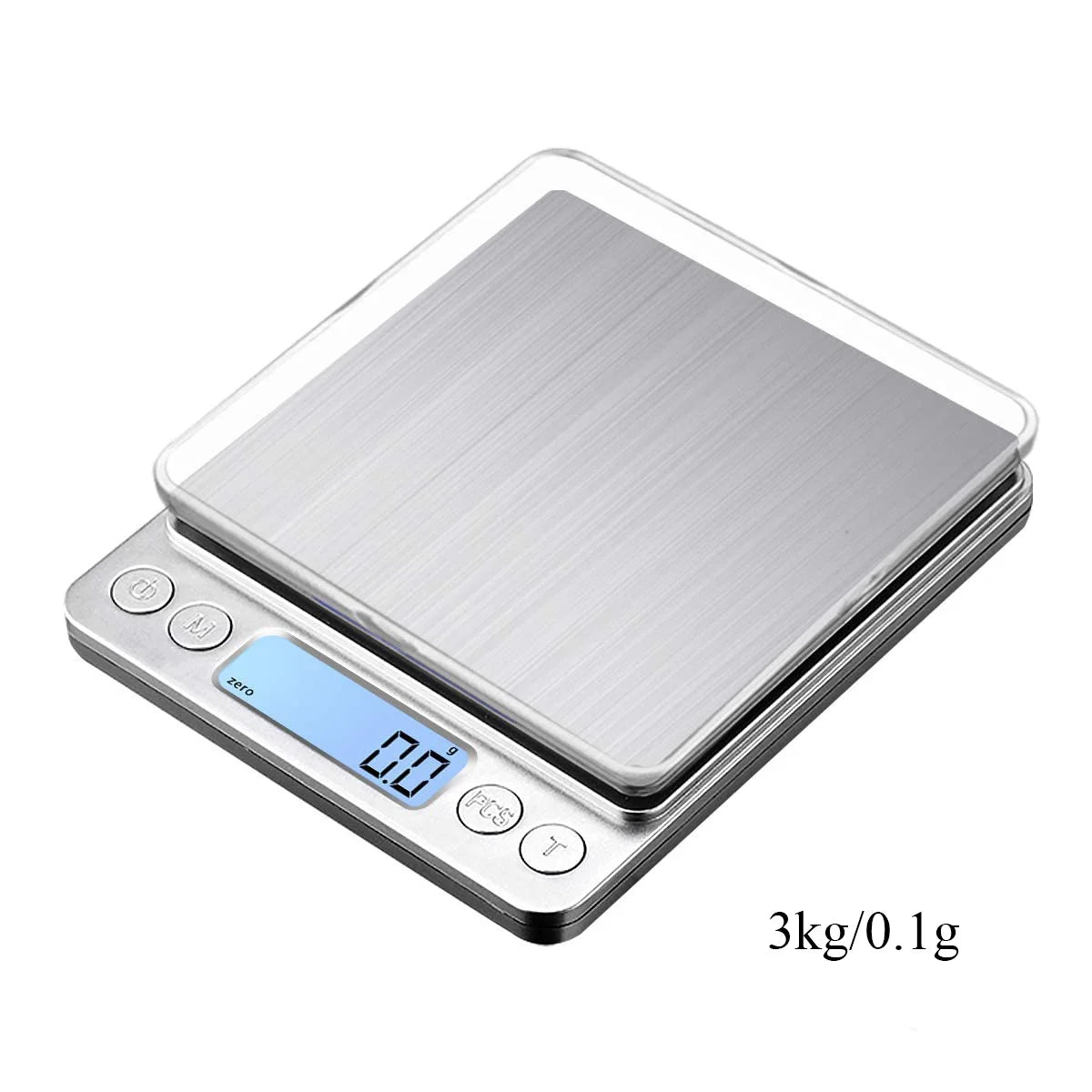 3kg Digital Kitchen & Jewelry Scale – High Precision Gram & Oz Weighing with LCD Display