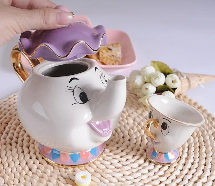 Disney Beauty and the Beast Teapot & Mug Set – Mrs. Potts & Chip Cup