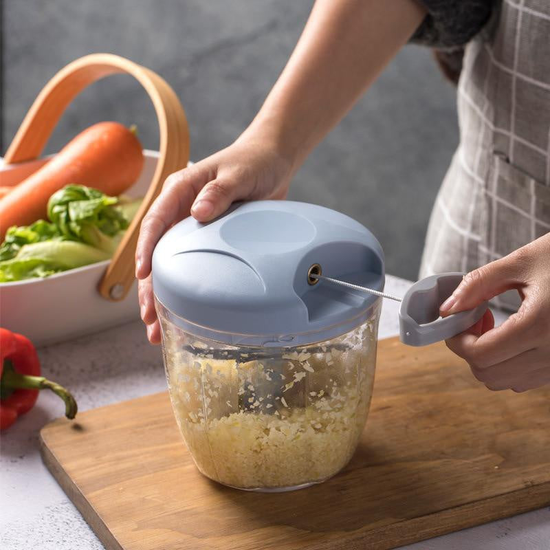 Manual Meat Mincer & Vegetable Chopper – Effortless Food Prep for Your Kitchen