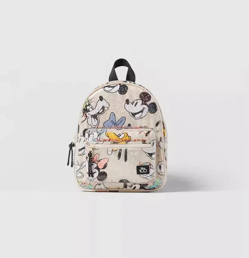 Disney Cartoon Sequin Backpack – Cute, Waterproof & Travel-Friendly for Kids