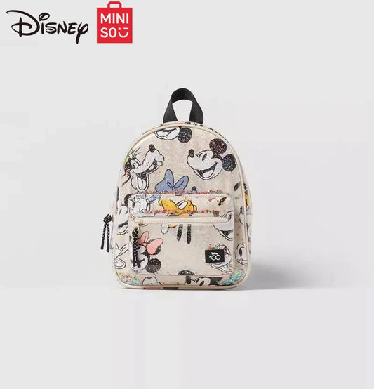 Disney Cartoon Sequin Backpack – Cute, Waterproof & Travel-Friendly for Kids