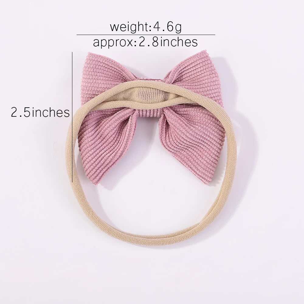 Knit Bowknot Baby Headbands – Cute & Comfortable Hair Accessories for Girls