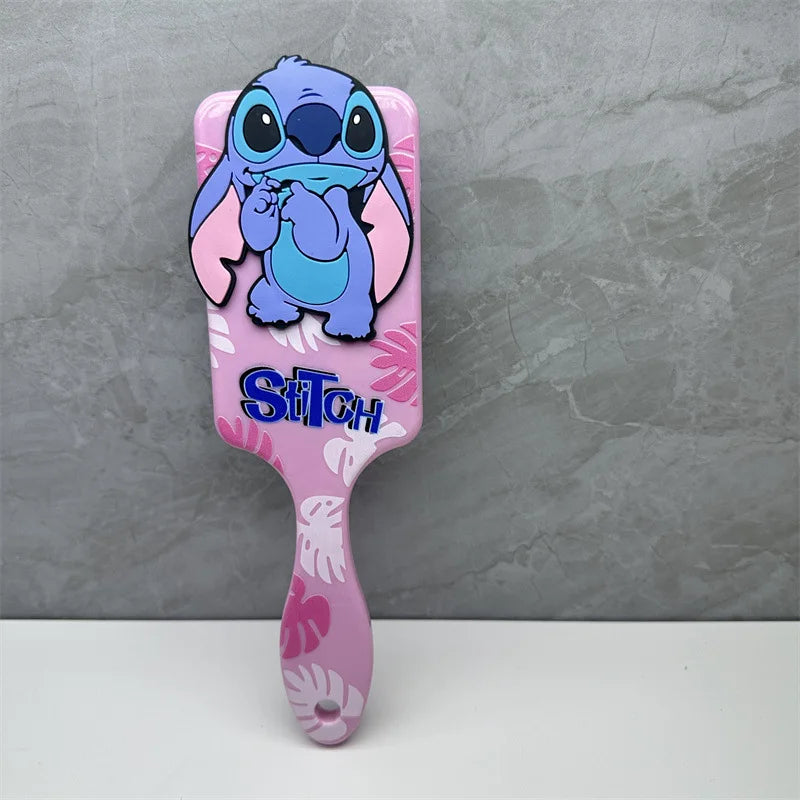 MINISO Disney Stitch Massage Comb – Gentle Air Cushion Hairbrush for Kids & Students