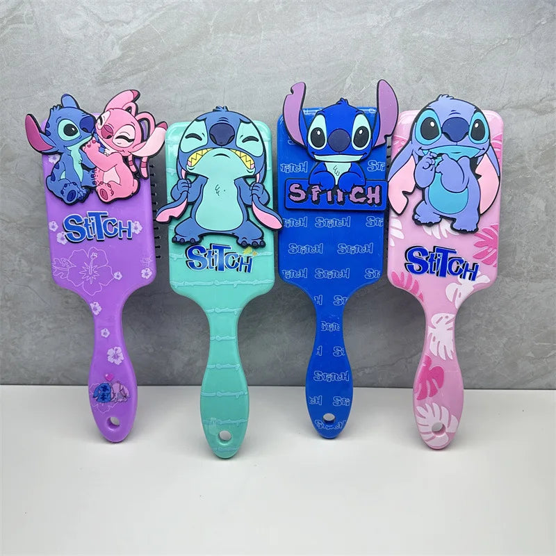 MINISO Disney Stitch Massage Comb – Gentle Air Cushion Hairbrush for Kids & Students