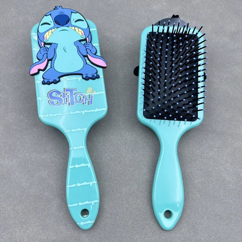 MINISO Disney Stitch Massage Comb – Gentle Air Cushion Hairbrush for Kids & Students