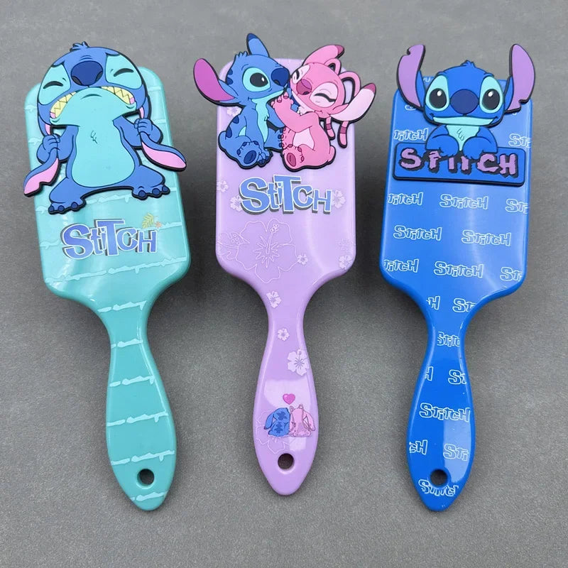 MINISO Disney Stitch Massage Comb – Gentle Air Cushion Hairbrush for Kids & Students