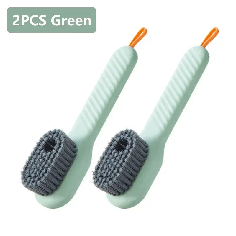 Multifunction Cleaning Shoe Brush Soft Automatic Liquid Shoe Brush Long Handle Liquid Clothes Brush Household Cleaning Tools