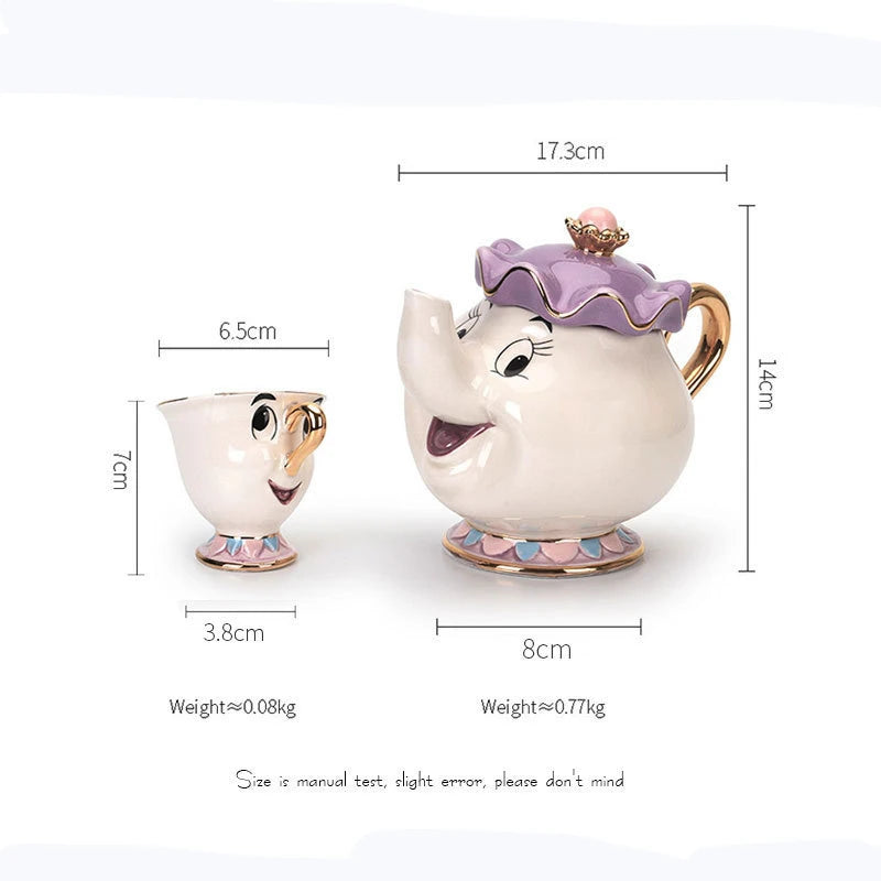 Disney Beauty and the Beast Teapot & Mug Set – Mrs. Potts & Chip Cup