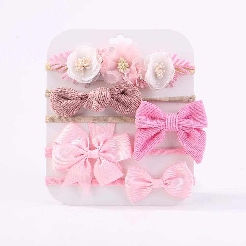 Knit Bowknot Baby Headbands – Cute & Comfortable Hair Accessories for Girls