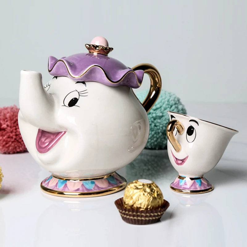 Disney Beauty and the Beast Teapot & Mug Set – Mrs. Potts & Chip Cup