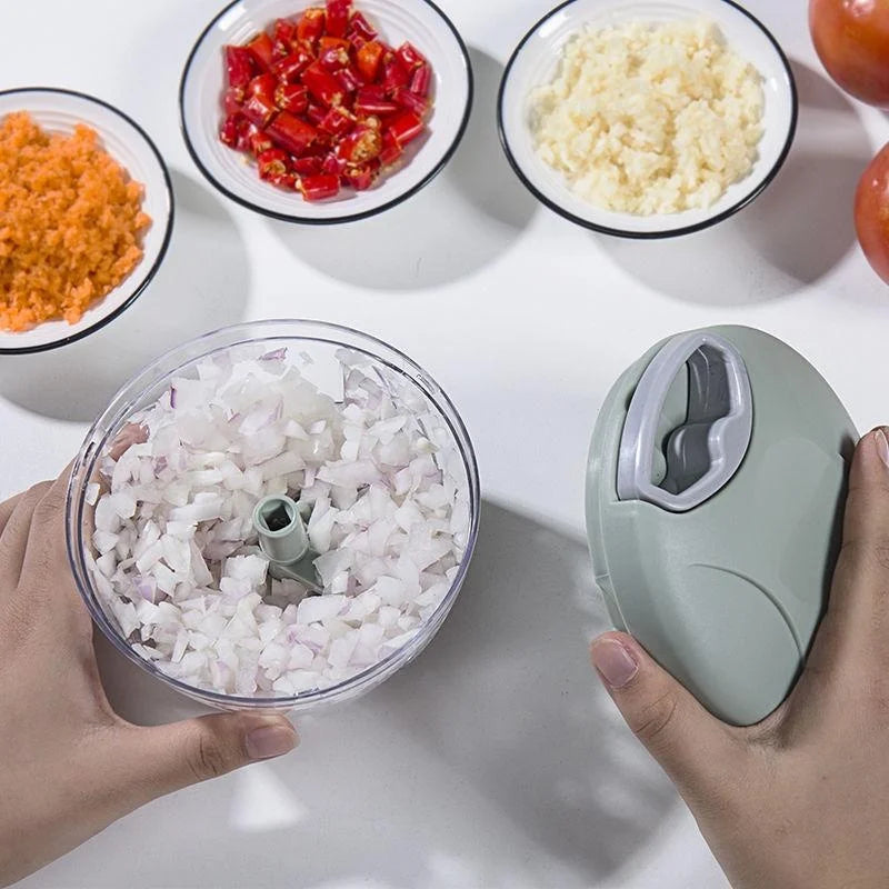 Manual Meat Mincer & Vegetable Chopper – Effortless Food Prep for Your Kitchen