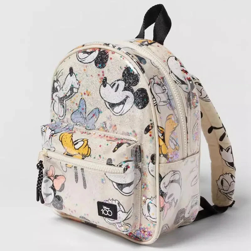 Disney Cartoon Sequin Backpack – Cute, Waterproof & Travel-Friendly for Kids